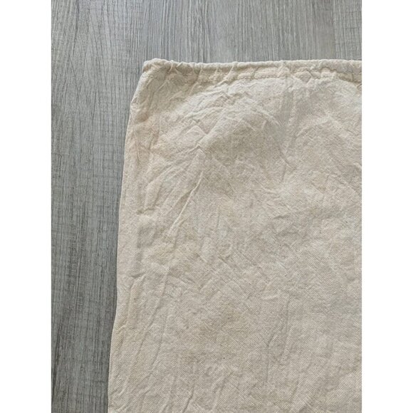 Jacquemus Tan Canvas Crinkle Small Dust Bag 10.5" x 14" - Picture 3 of 4